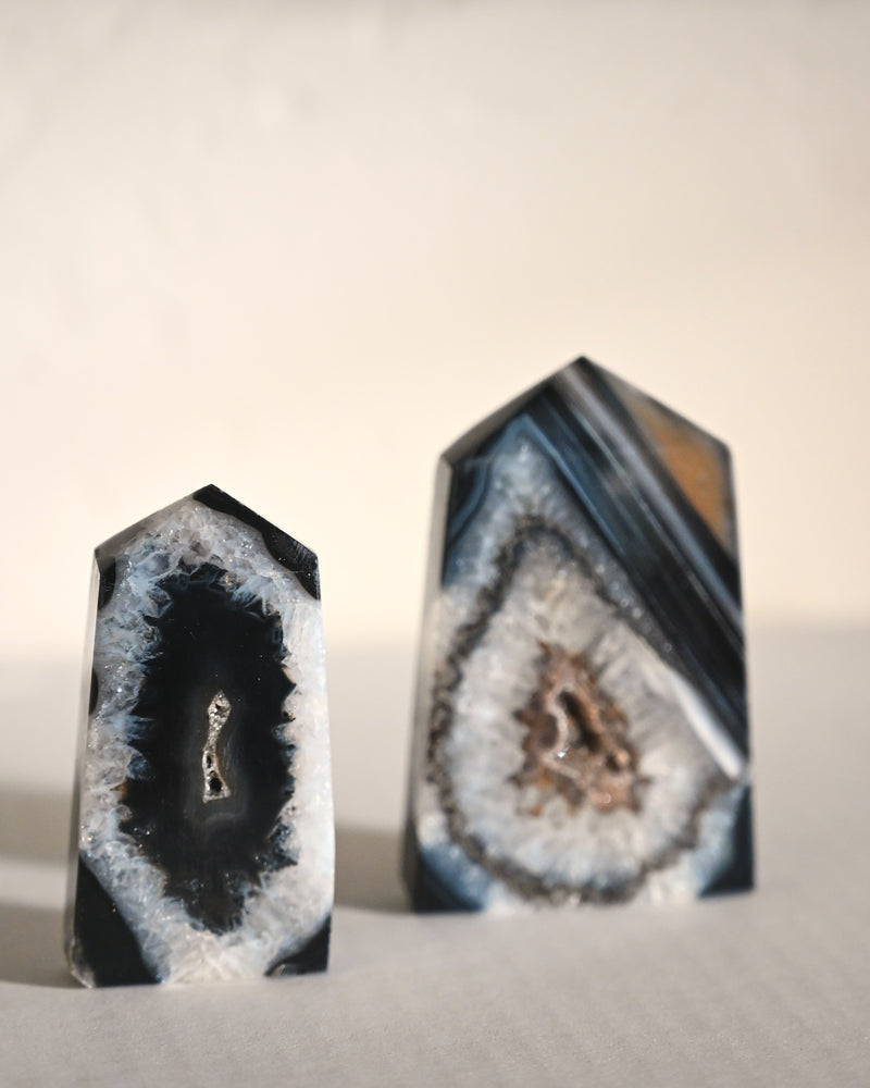Druzy Agate Tower