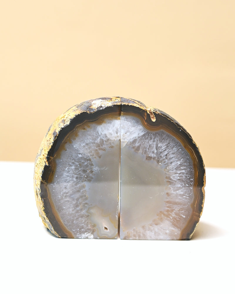 Agate Bookend Set