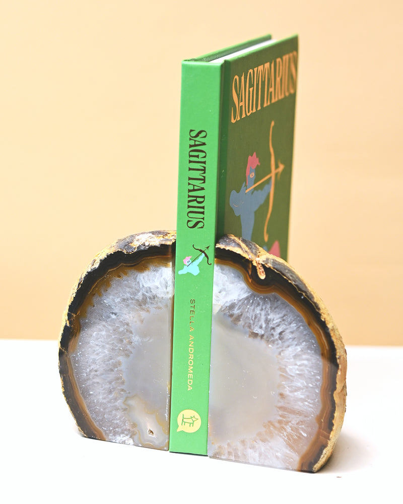 Agate Bookend Set