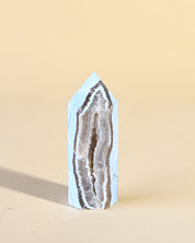 Blue Lace Agate Tower