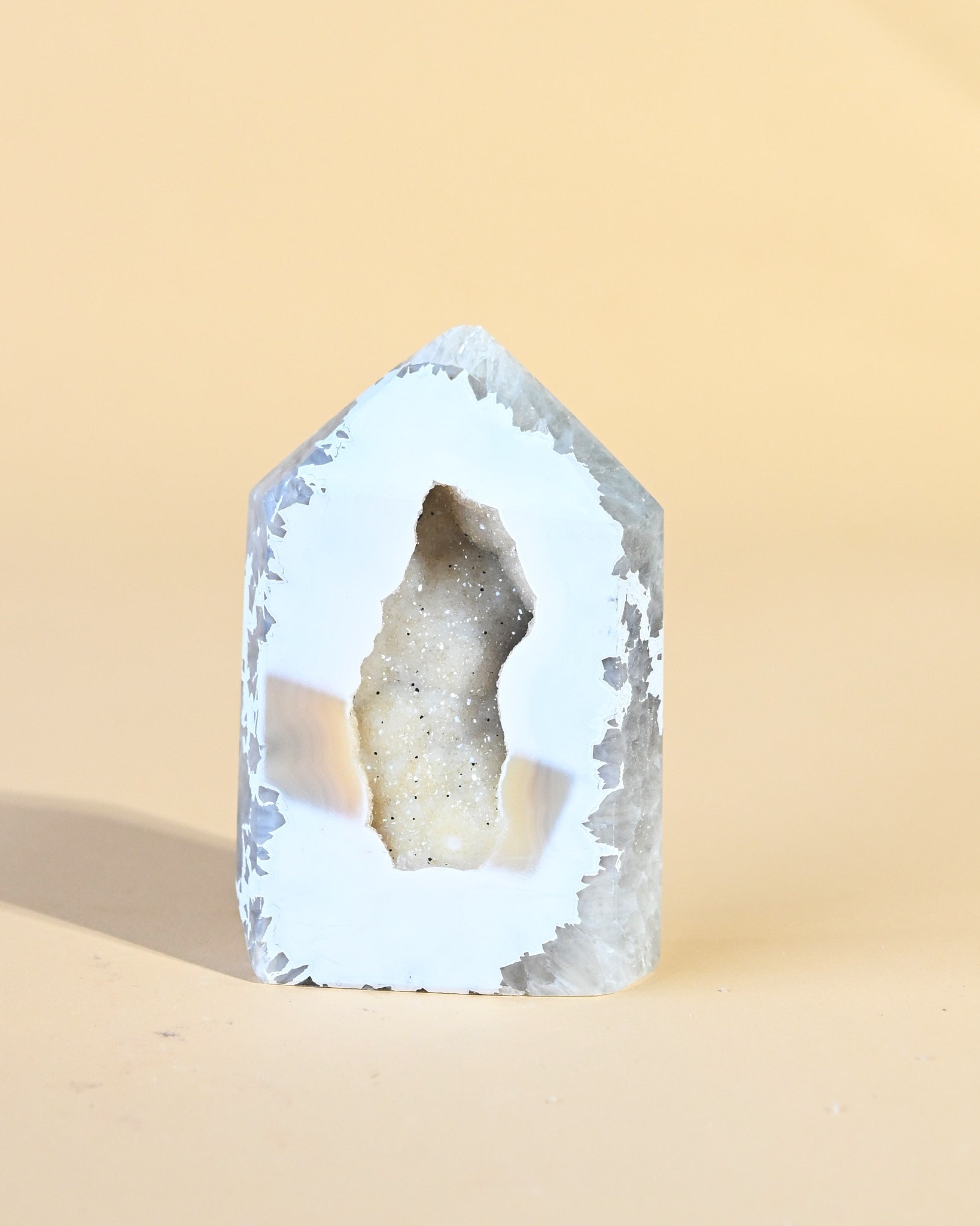 Blue Lace Agate Tower