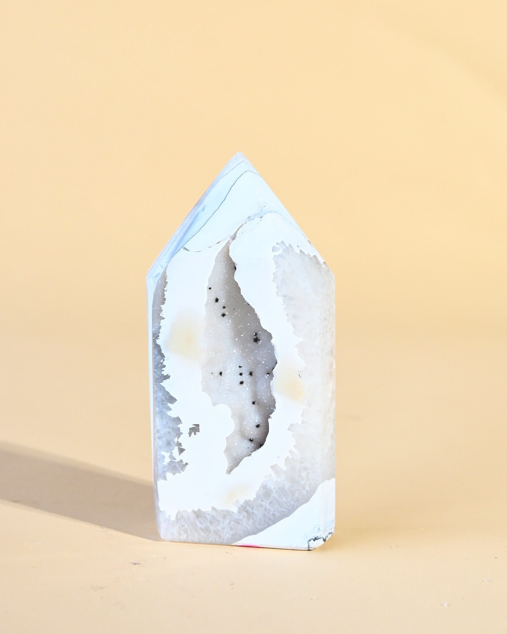 Blue Lace Agate Tower