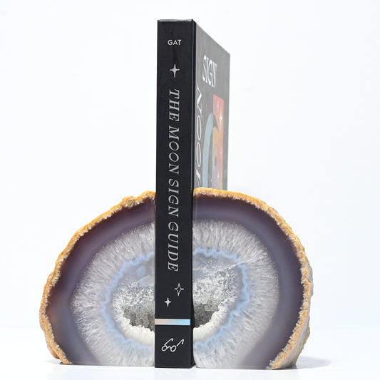 Agate Bookend 2.8lbs