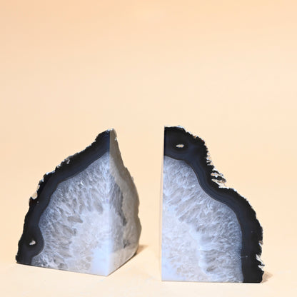 Agate bookends 1.6lbs