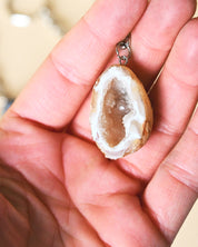 Agate Geode Keychain