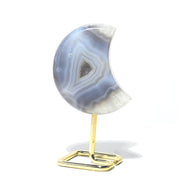 Agate Druzy Moon - agate crystal point view 9