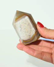 Druzy Agate Tower 131g