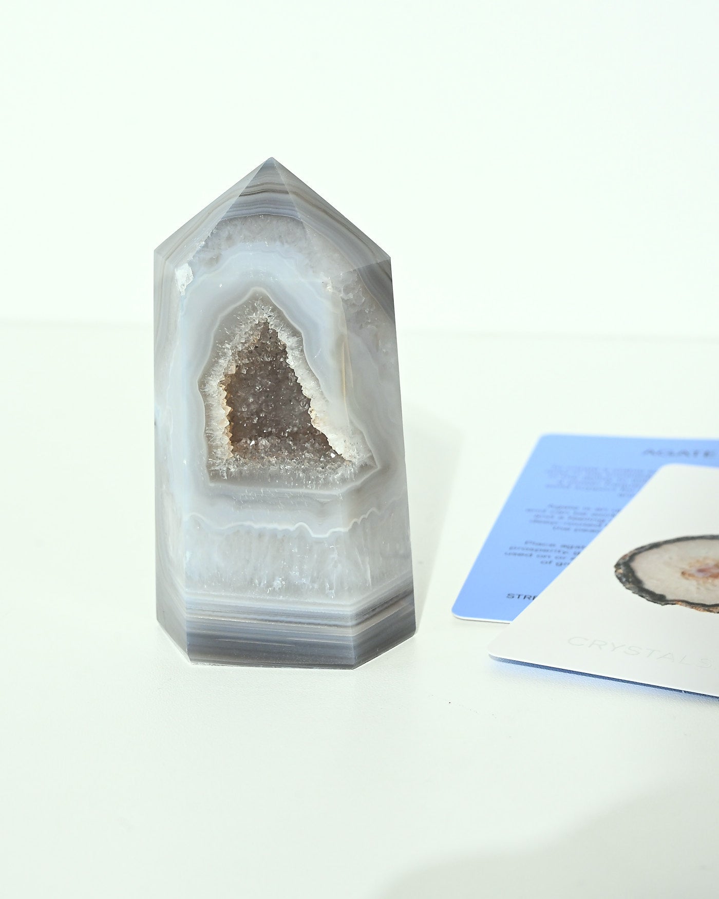 Druzy Agate Tower 386g