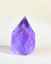 faceted amethyst point