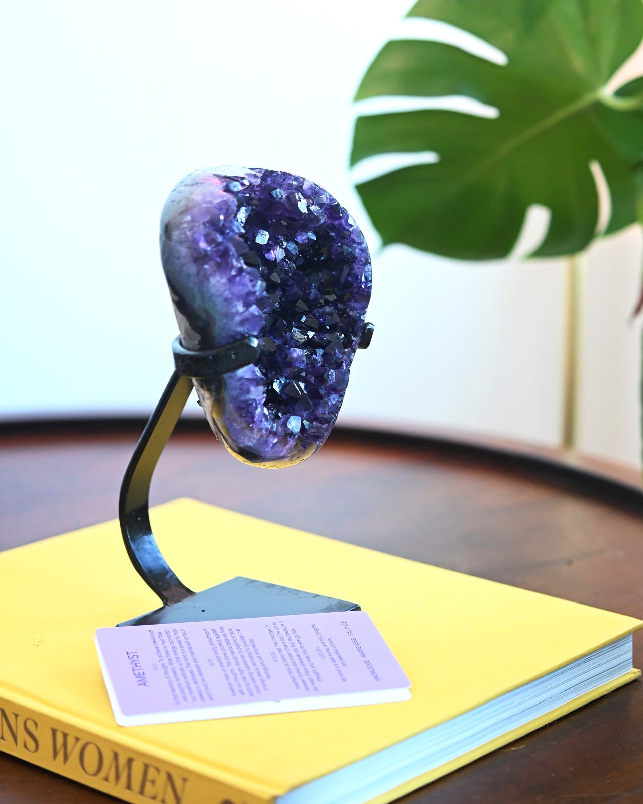 Amethyst Heart & Geode Trio