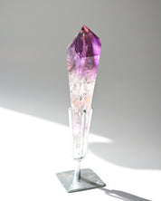 Double Terminated Bahia Amethyst Phantom on Stand