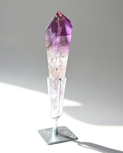 Double Terminated Bahia Amethyst Phantom on Stand