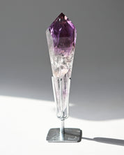 Double Terminated Bahia Amethyst Phantom on Stand
