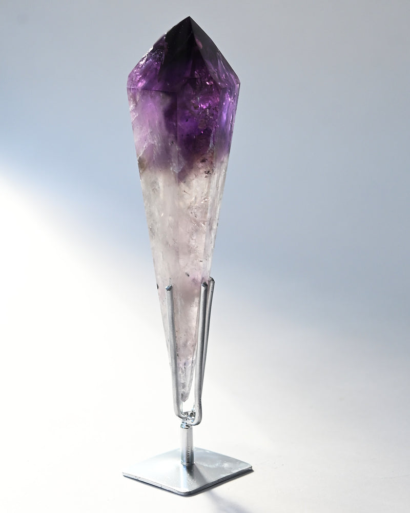 Double Terminated Bahia Amethyst Phantom on Stand