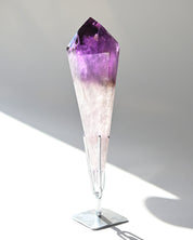 Double Terminated Bahia Amethyst Phantom on Stand