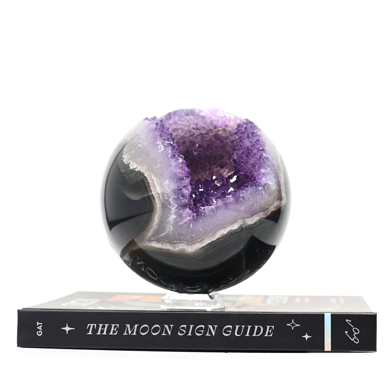 XL Druzy Amethyst Sphere 4bs