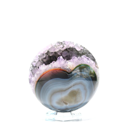Rainbow Druzy Amethyst Sphere 1.7bs