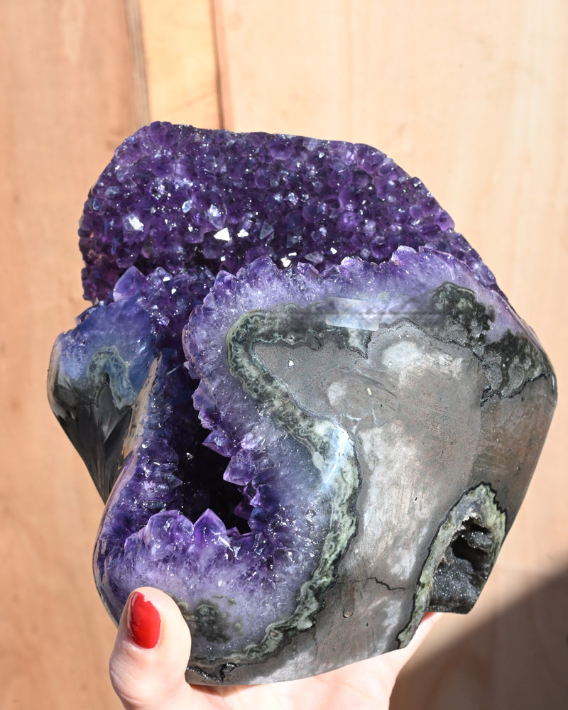 Amethyst Geode Uruguay 8.16 lb