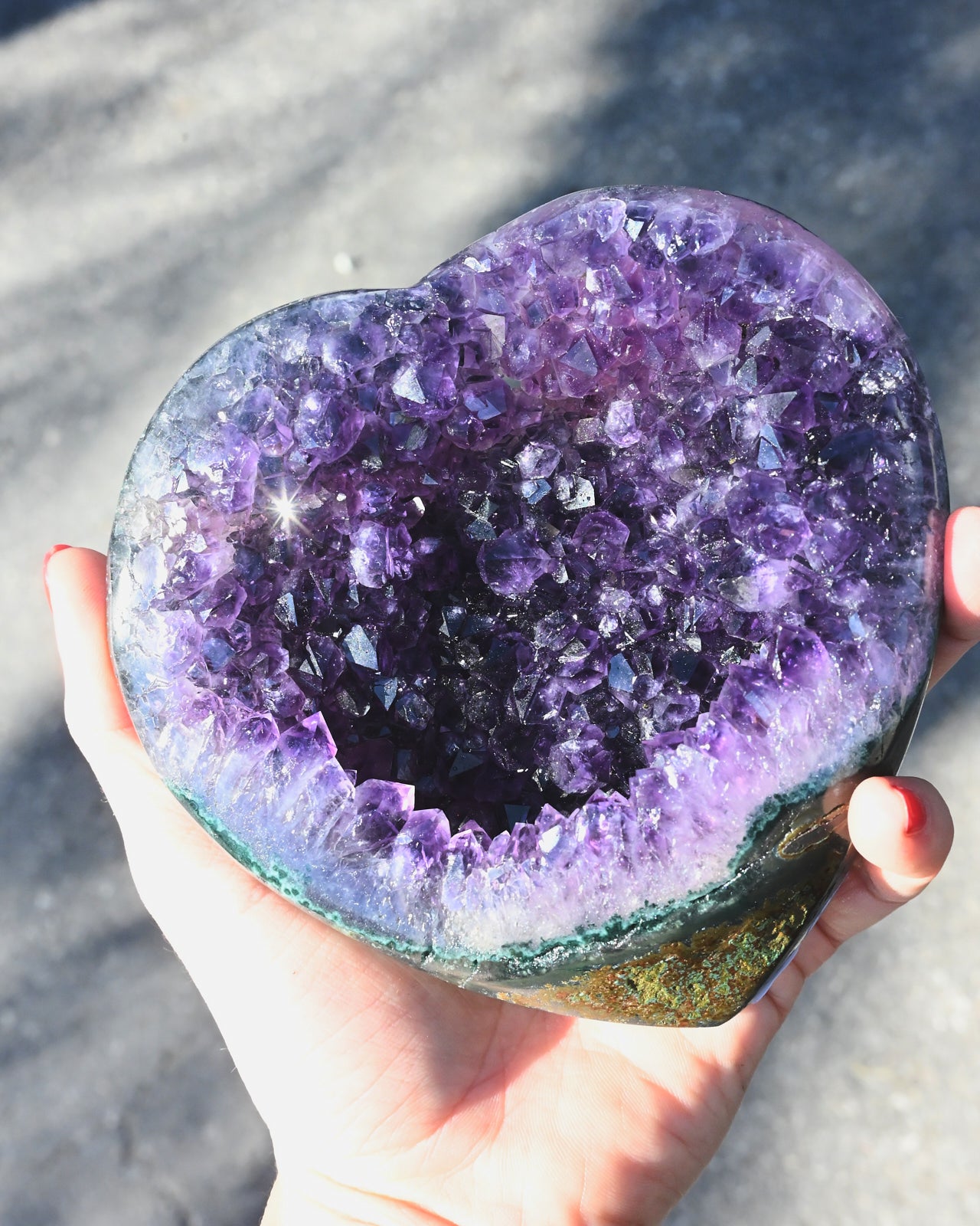 Amethyst Heart  (1.61 lb)