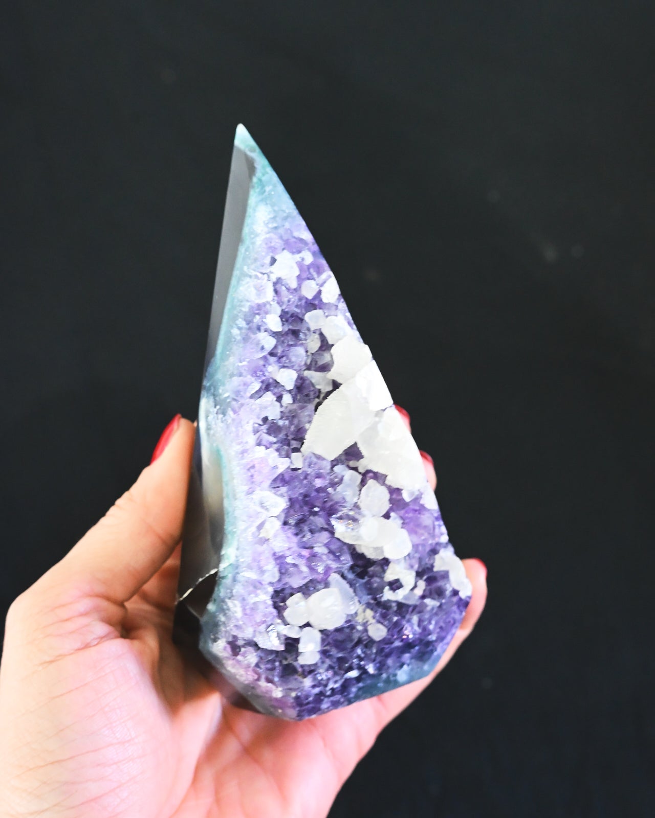 Amethyst Pyramid – Uruguay (1.08 lb)