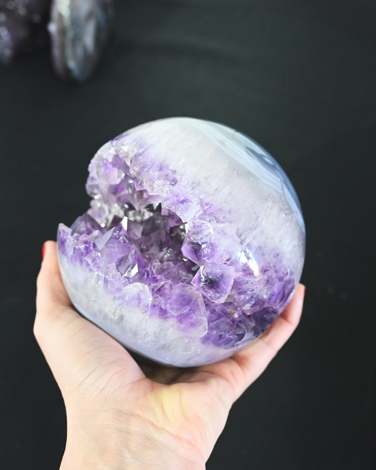 Amethyst Sphere 5lbs