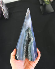 Amethyst Druzy Pyramid