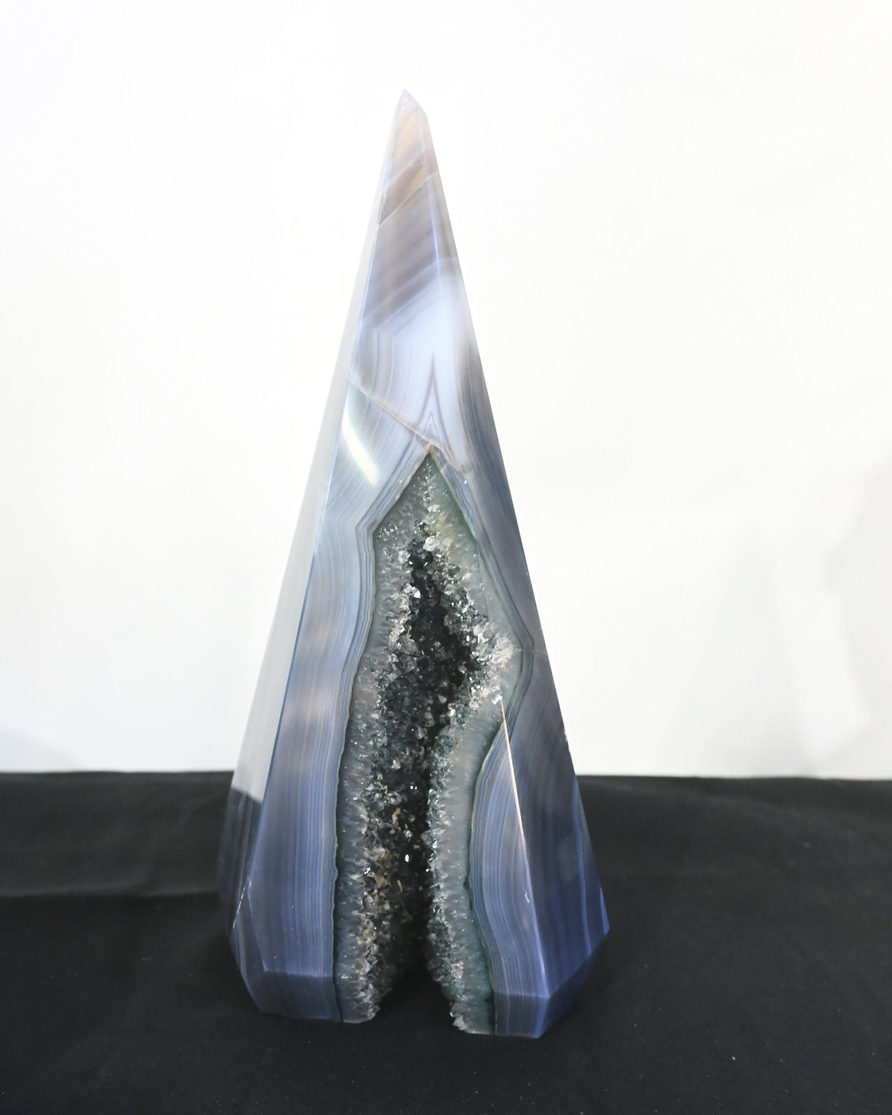 Amethyst Druzy Pyramid