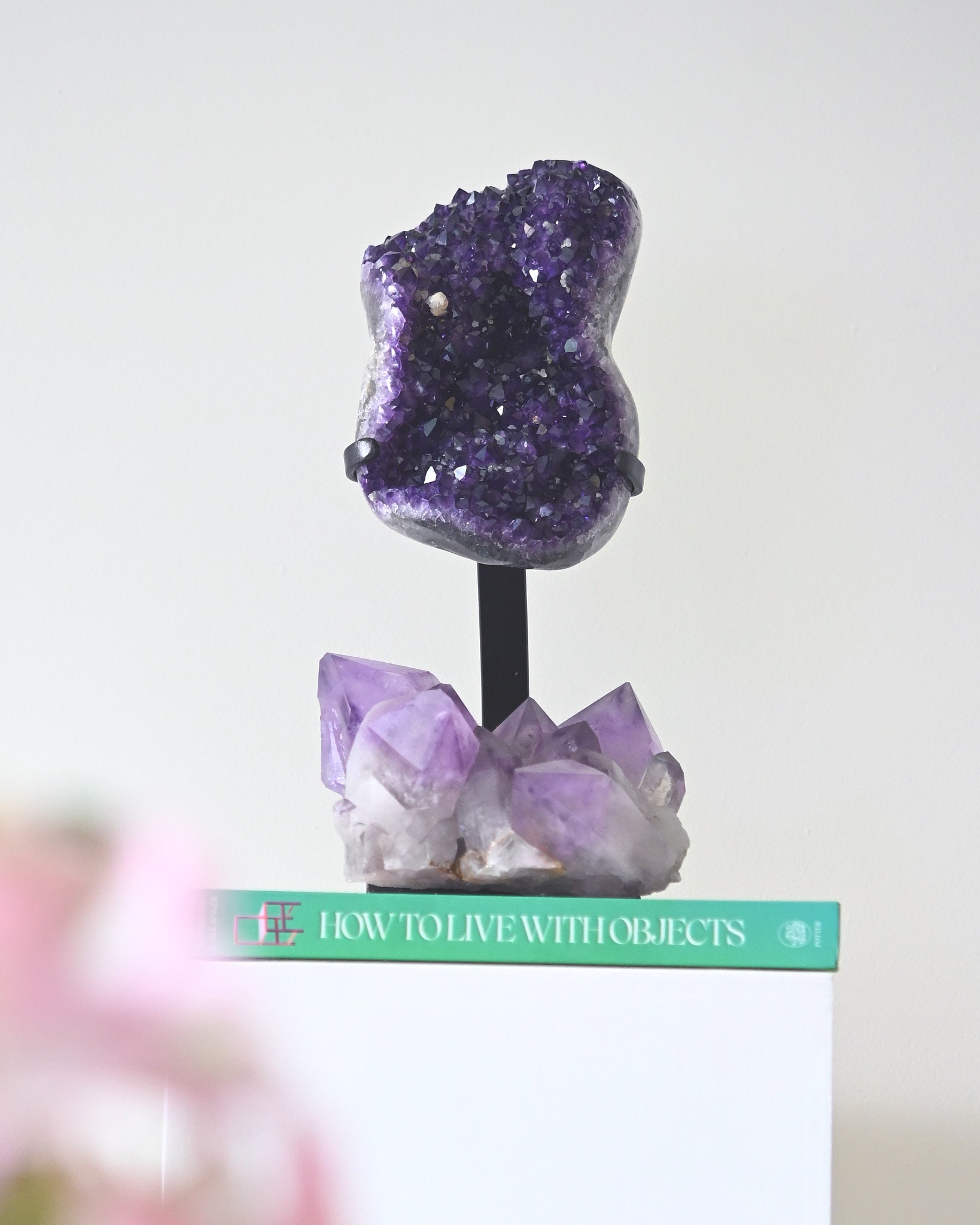 Statement Amethyst Crystal Geode on Stand 11.6bs