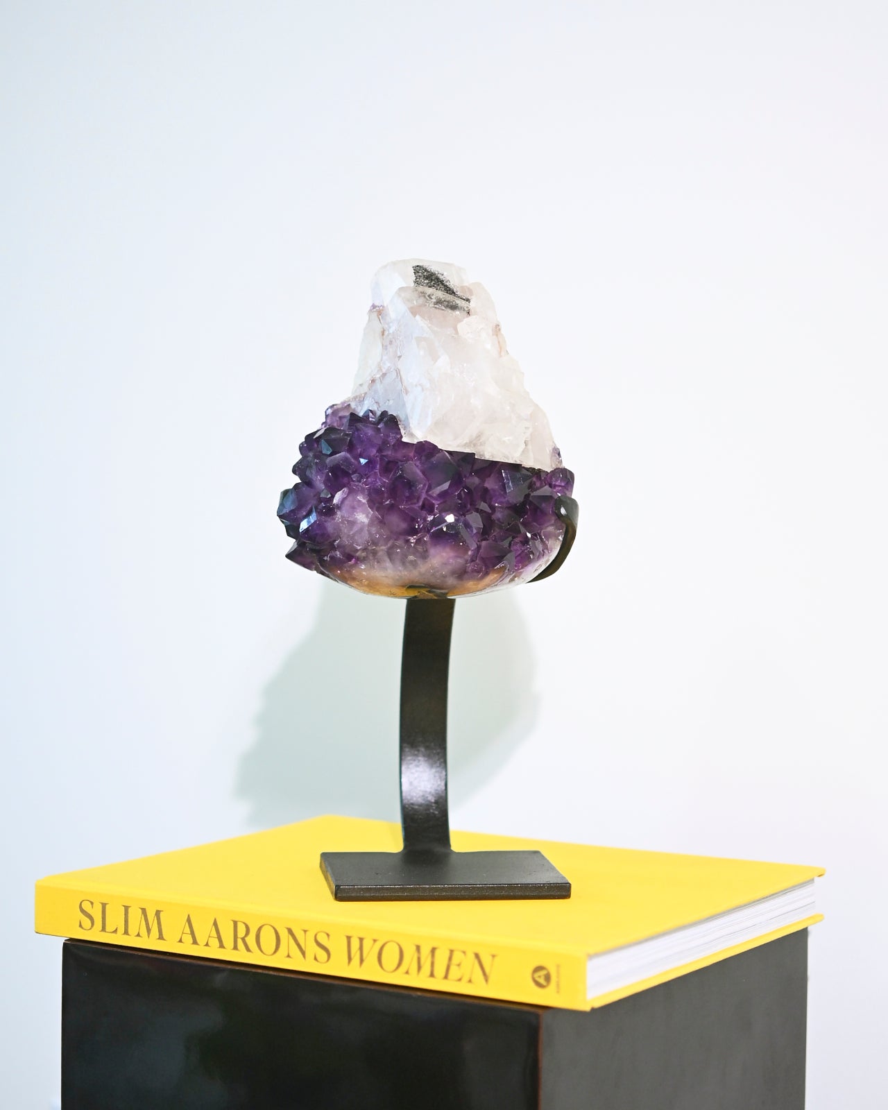Amethyst + Calcite on Stand & Onyx Light Tower Bundle