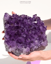 big amethyst crystals