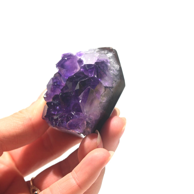 amethyst druzy crystals