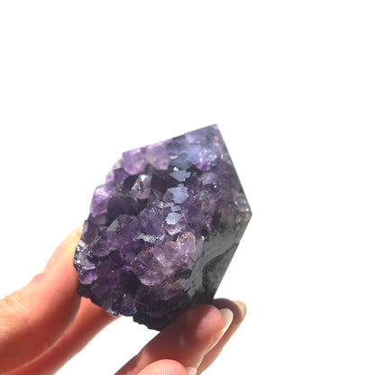 amethyst druzy crystals