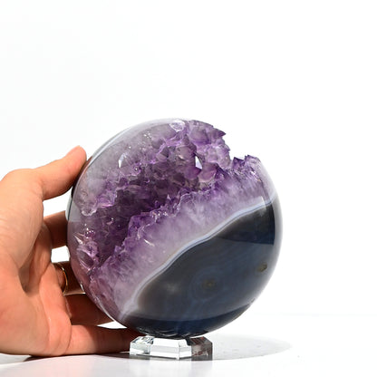 XL Druzy Amethyst Sphere 4.1bs