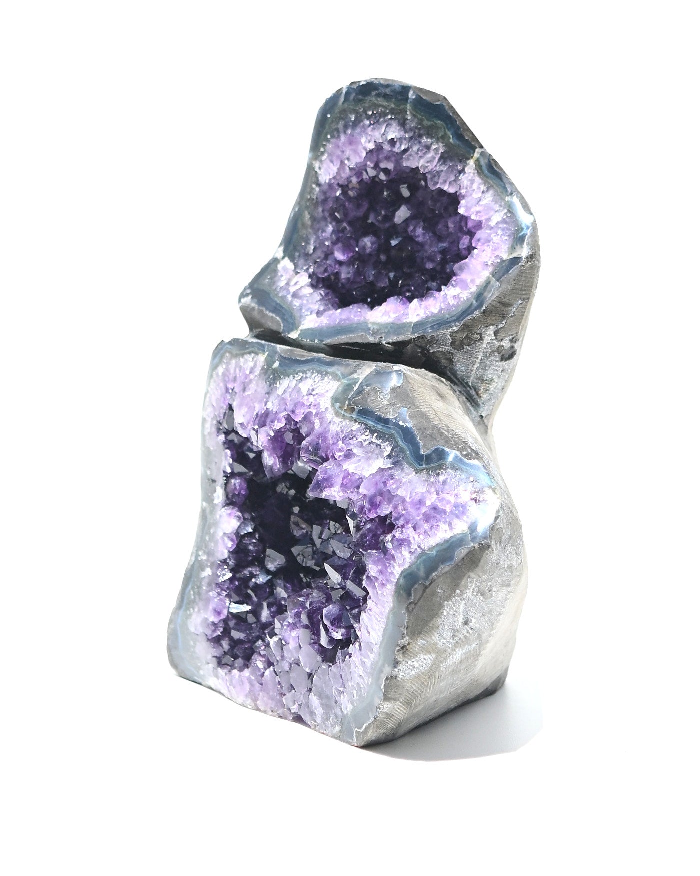 Uruguayan Amethyst Geode 4.77kg - rear view