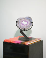 Amethyst Heart & Geode Trio