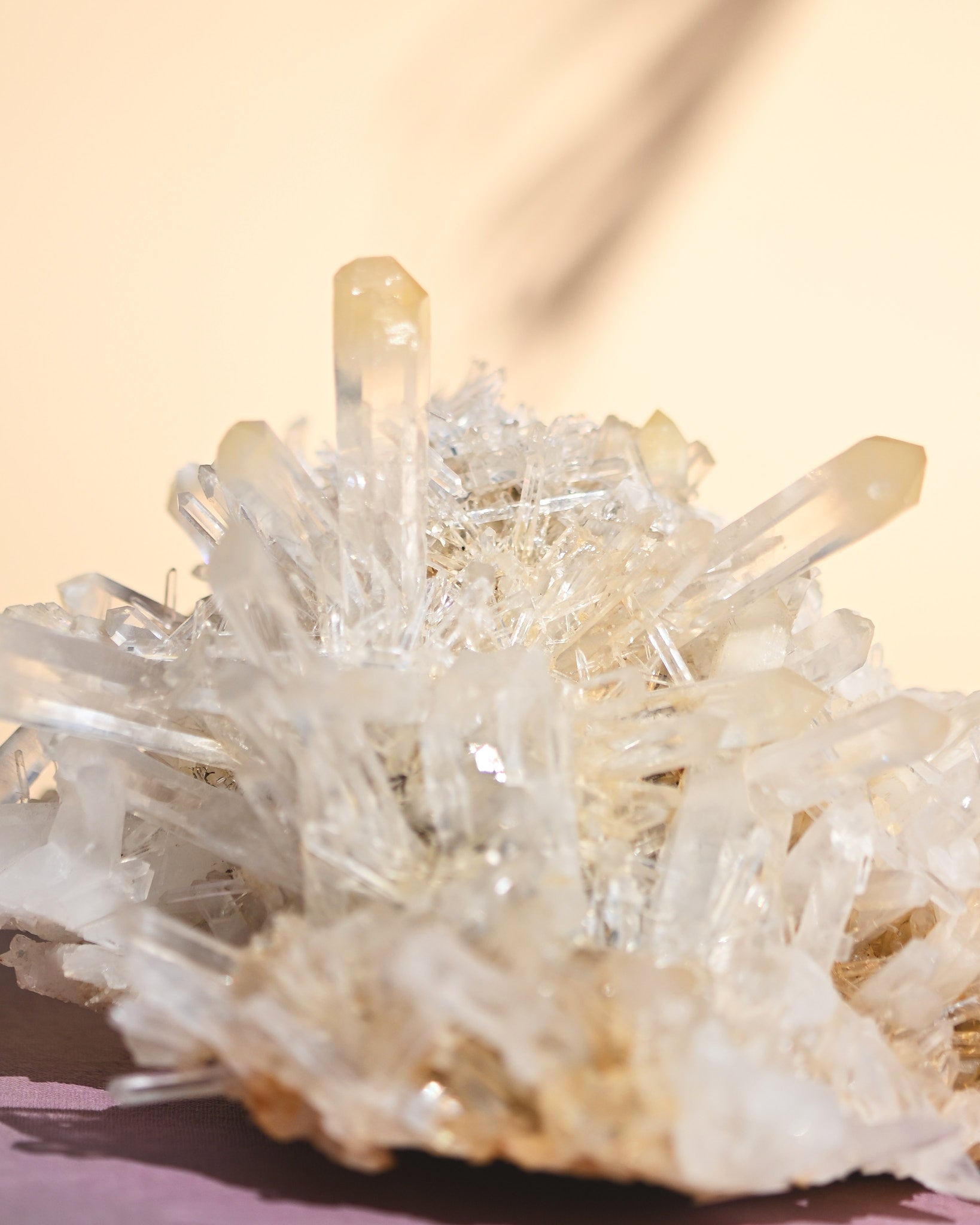 Mango Quartz Lemurian Cluster – Colombia - view 13