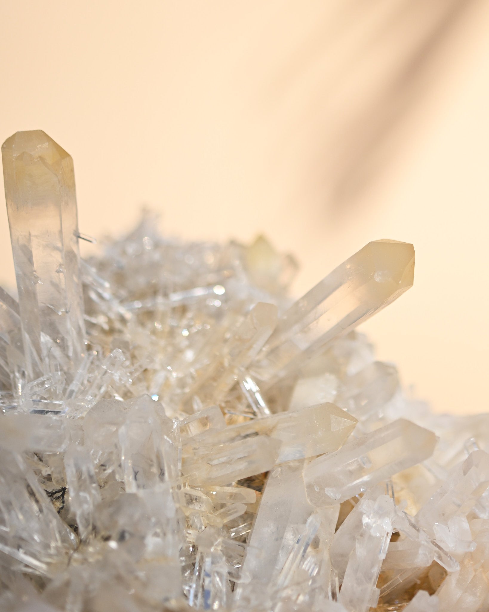 Mango Quartz Lemurian Cluster – Colombia - view 11