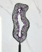 Monumental Amethyst Slab on Rotating Stand – 4.5ft (22kg)