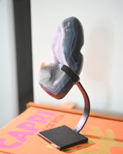 Pastel Druzy Amethyst Crystal Geode on Stand 4.2lbs