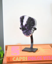 Amethyst Crystal Geode on Stand 4.8lbs