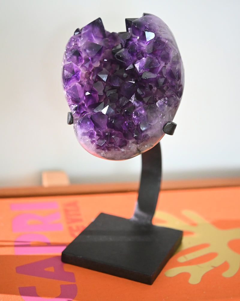 Amethyst Crystal Geode on Stand 6.4lbs