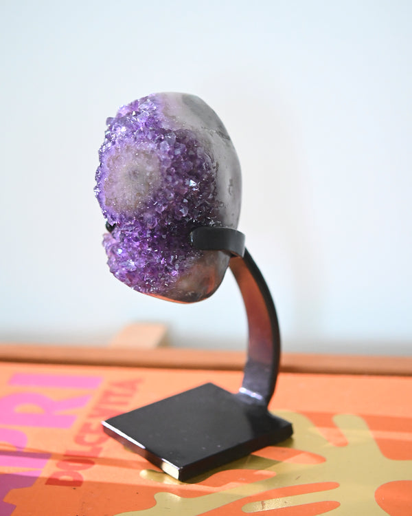 Amethyst Crystal Geode on Stand 3lbs