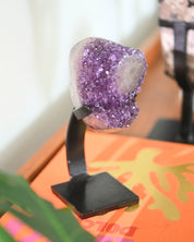 Amethyst Crystal Geode on Stand 3lbs