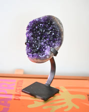 Amethyst Crystal Geode on Stand 3.9lbs