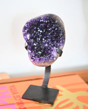 Amethyst Crystal Geode on Stand 3.9lbs