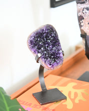 Amethyst Crystal Geode on Stand 3.9lbs