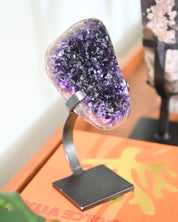 Amethyst Crystal Geode on Stand 3.9lbs