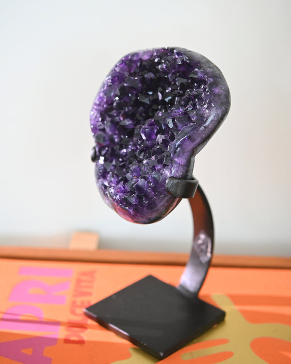 Amethyst Crystal Geode on Stand 5.5lbs