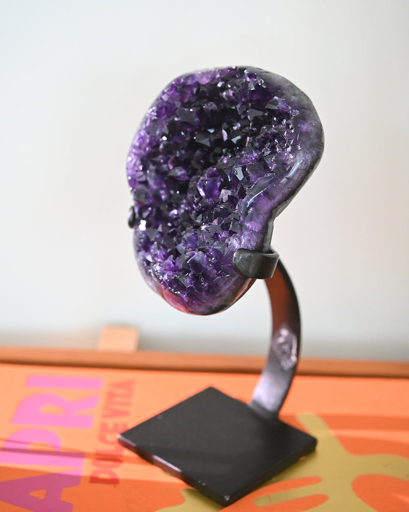 Amethyst Crystal Geode on Stand 5.5lbs