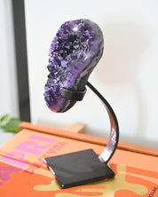 Amethyst Crystal Geode on Stand 5.5lbs
